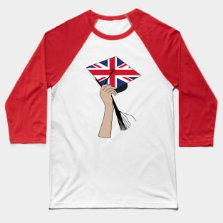 Holding the Square Academic Cap UK Baseball T-Shirt